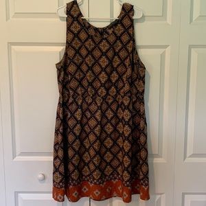 Print lightweight dress